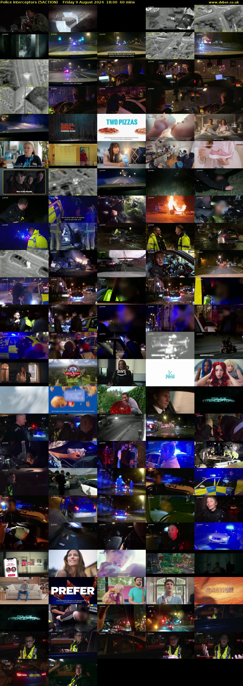 Police Interceptors (5ACTION) Friday 9 August 2024 18:00 - 19:00