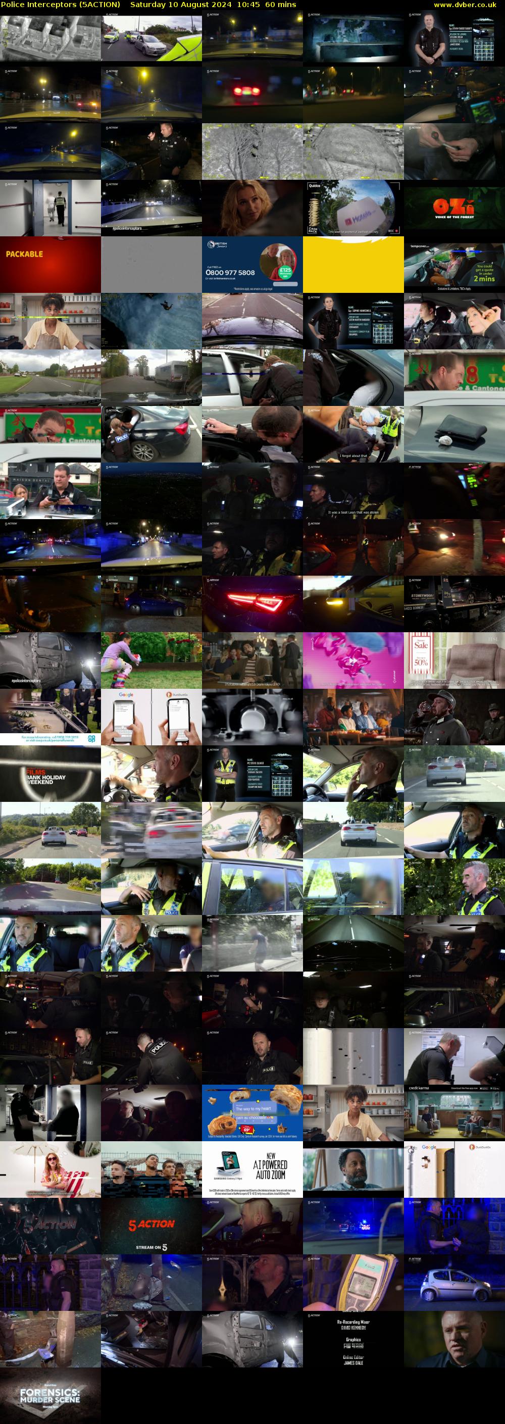 Police Interceptors (5ACTION) Saturday 10 August 2024 10:45 - 11:45