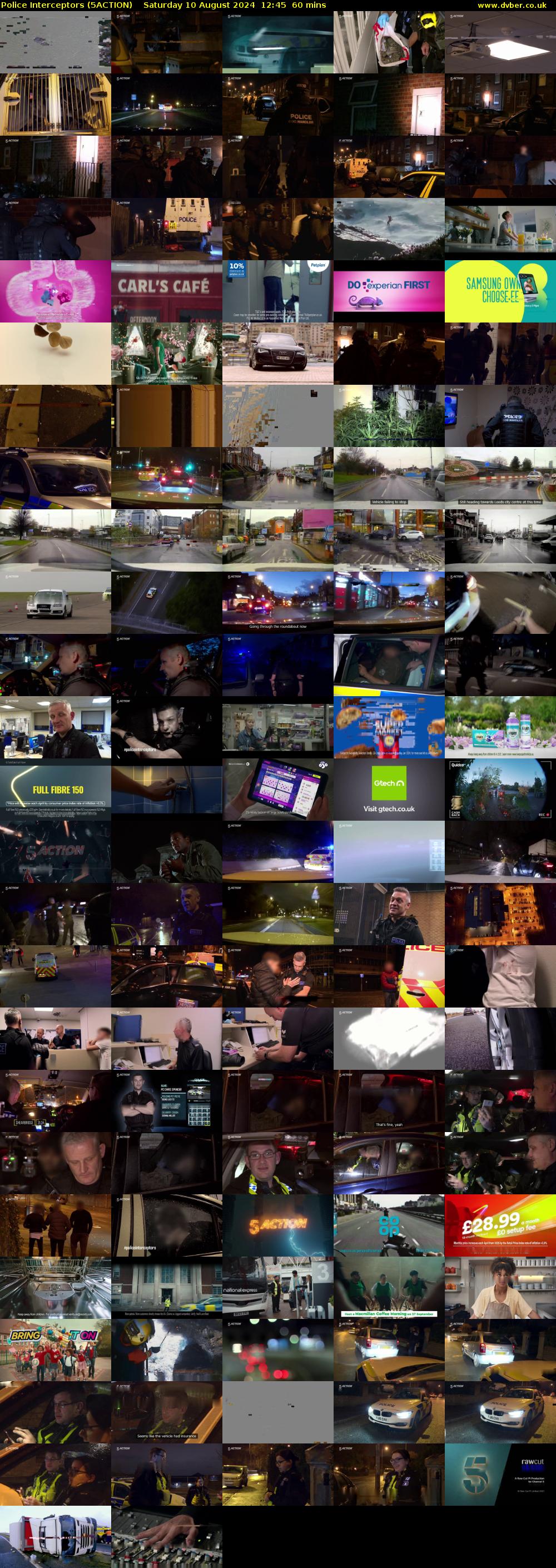 Police Interceptors (5ACTION) Saturday 10 August 2024 12:45 - 13:45