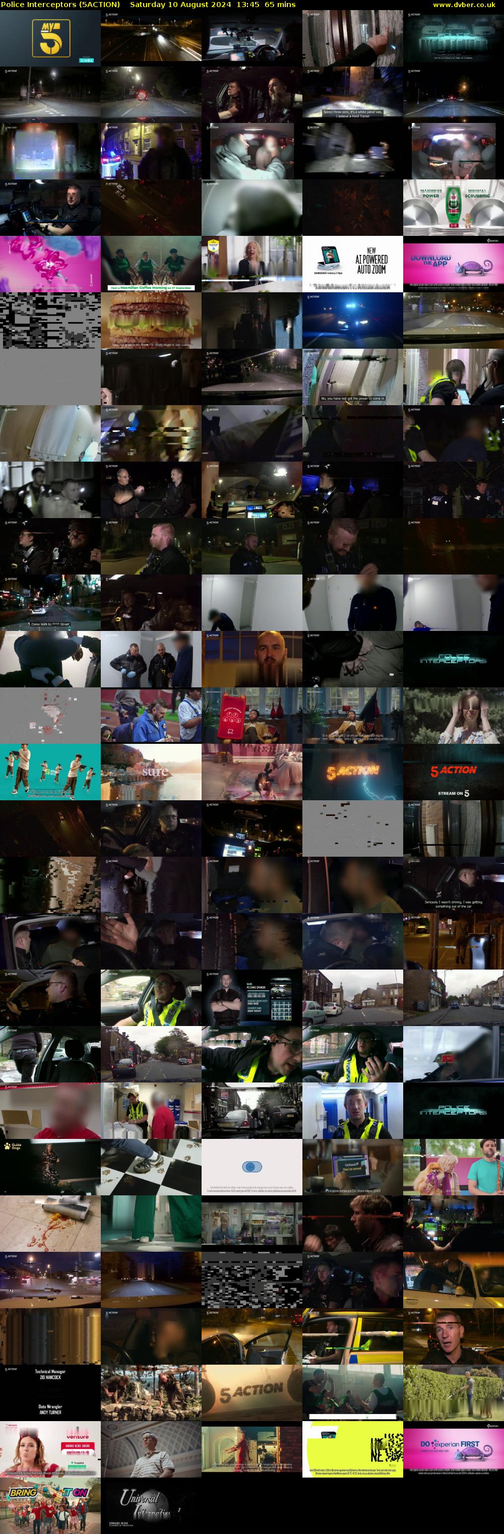 Police Interceptors (5ACTION) Saturday 10 August 2024 13:45 - 14:50