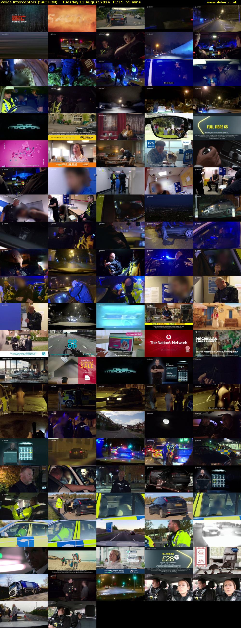 Police Interceptors (5ACTION) Tuesday 13 August 2024 11:15 - 12:10