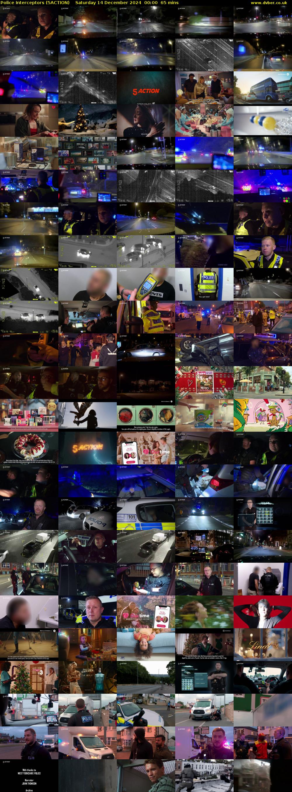 Police Interceptors (5ACTION) Saturday 14 December 2024 00:00 - 01:05