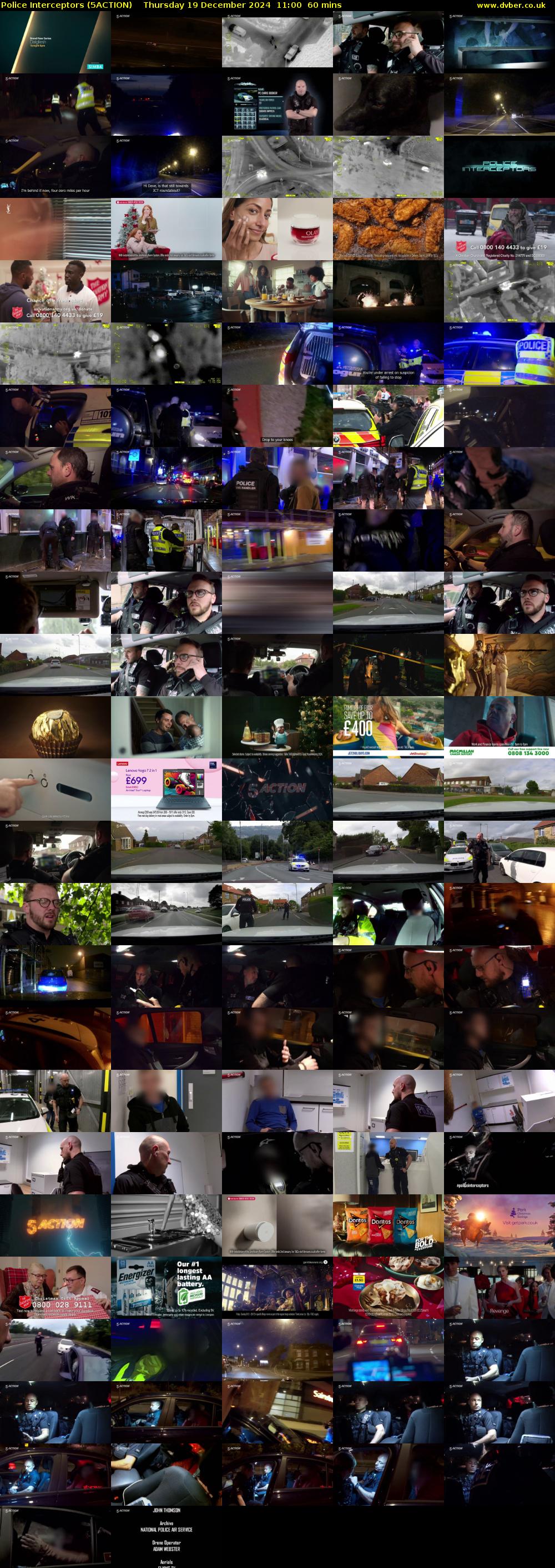 Police Interceptors (5ACTION) Thursday 19 December 2024 11:00 - 12:00