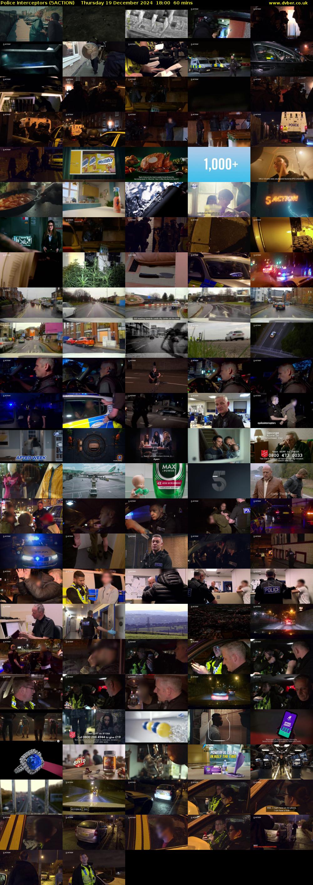 Police Interceptors (5ACTION) Thursday 19 December 2024 18:00 - 19:00