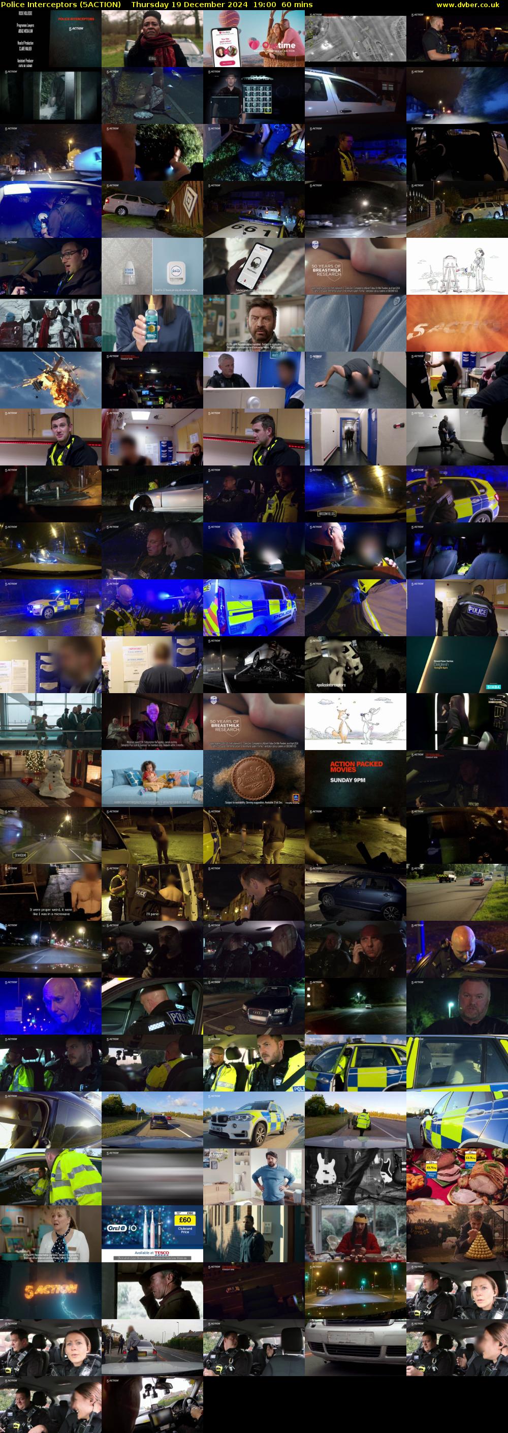 Police Interceptors (5ACTION) Thursday 19 December 2024 19:00 - 20:00
