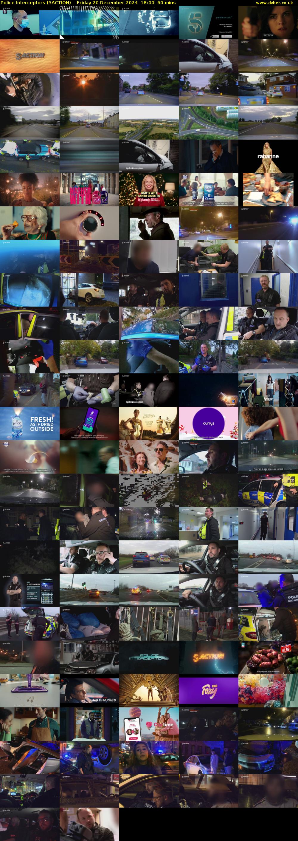 Police Interceptors (5ACTION) Friday 20 December 2024 18:00 - 19:00