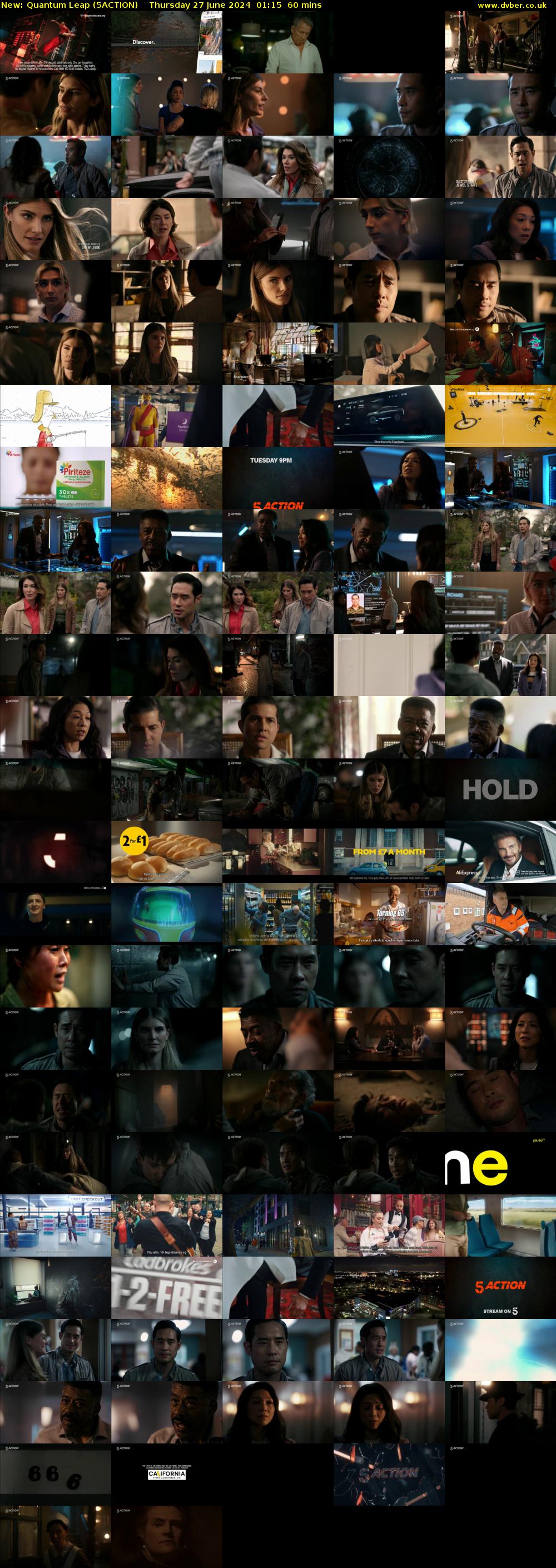 Quantum Leap (5ACTION) Thursday 27 June 2024 01:15 - 02:15