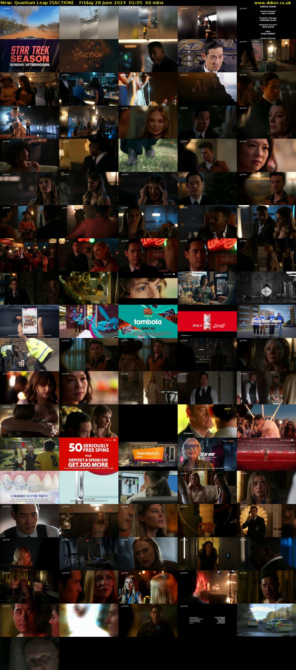 Quantum Leap (5ACTION) Friday 28 June 2024 01:05 - 02:05