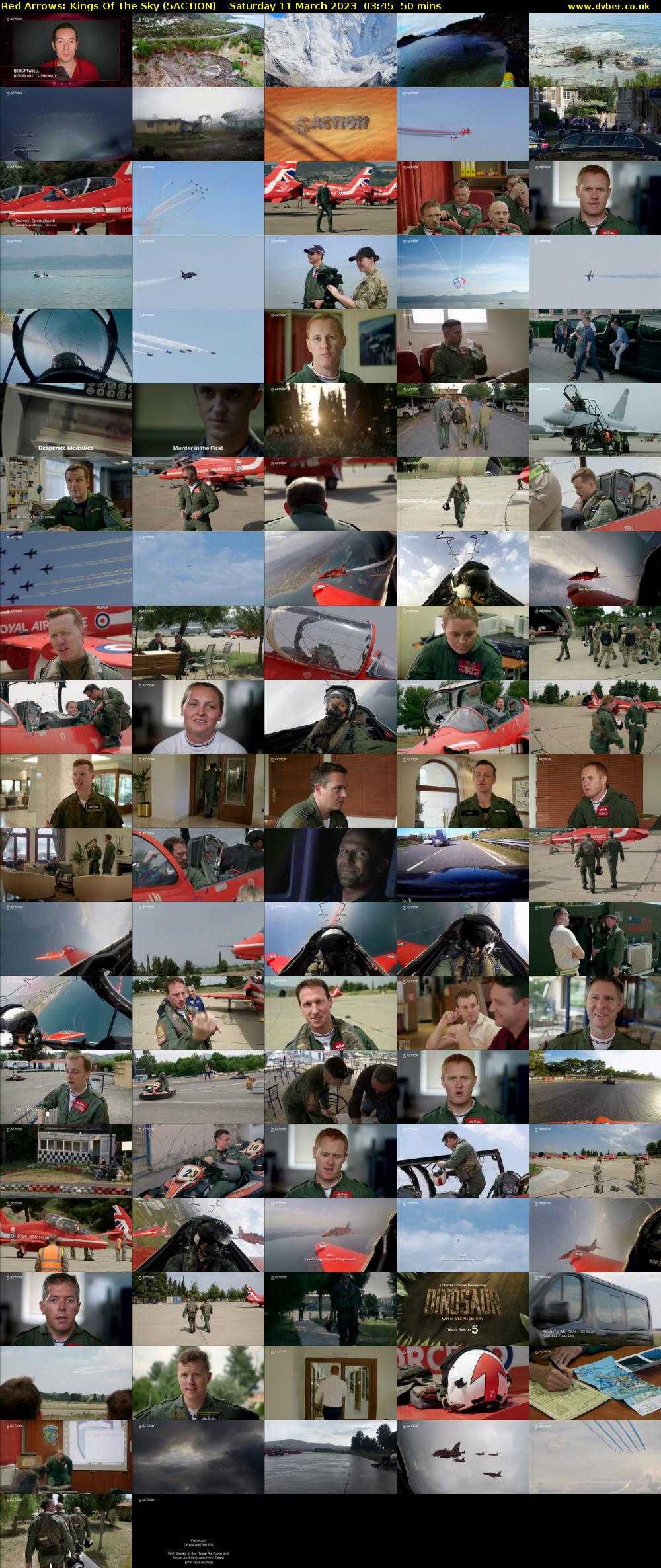 Red Arrows: Kings Of The Sky (5ACTION) Saturday 11 March 2023 03:45 - 04:35
