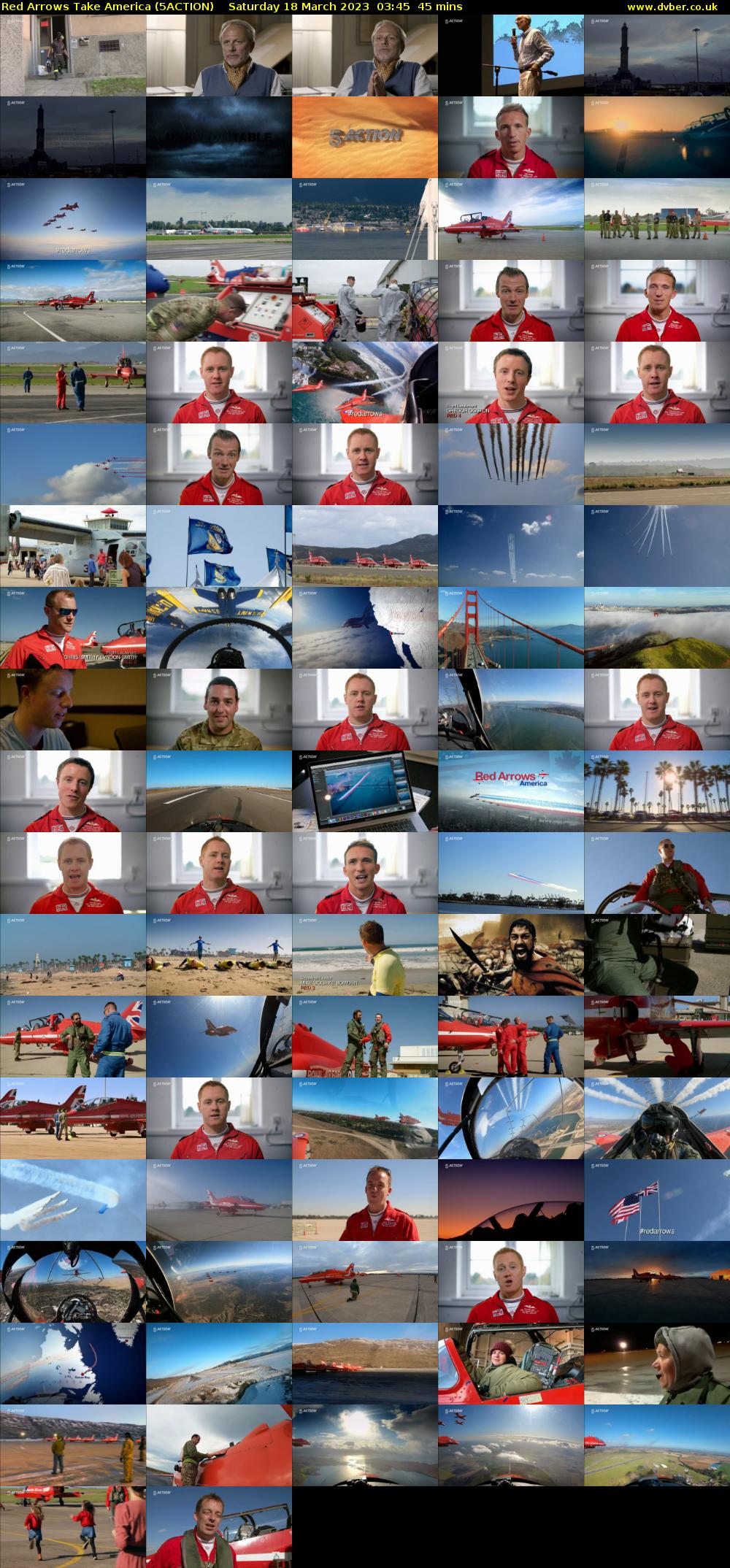Red Arrows Take America (5ACTION) Saturday 18 March 2023 03:45 - 04:30
