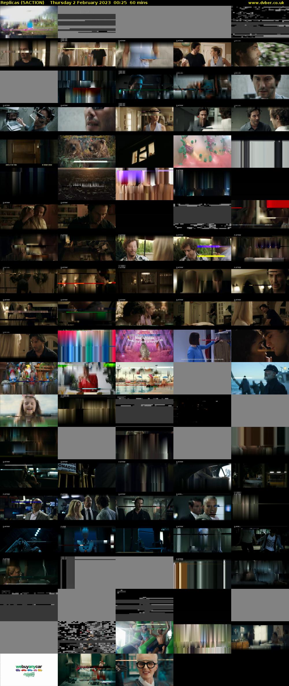 Replicas (5ACTION) Thursday 2 February 2023 00:25 - 01:25