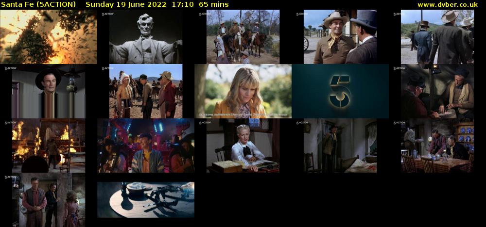 Santa Fe (5ACTION) Sunday 19 June 2022 17:10 - 18:15