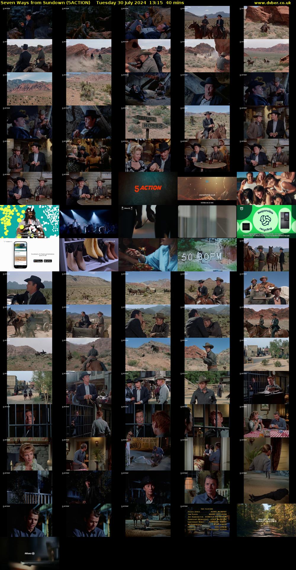 Seven Ways From Sundown (5ACTION) Tuesday 30 July 2024 13:15 - 13:55