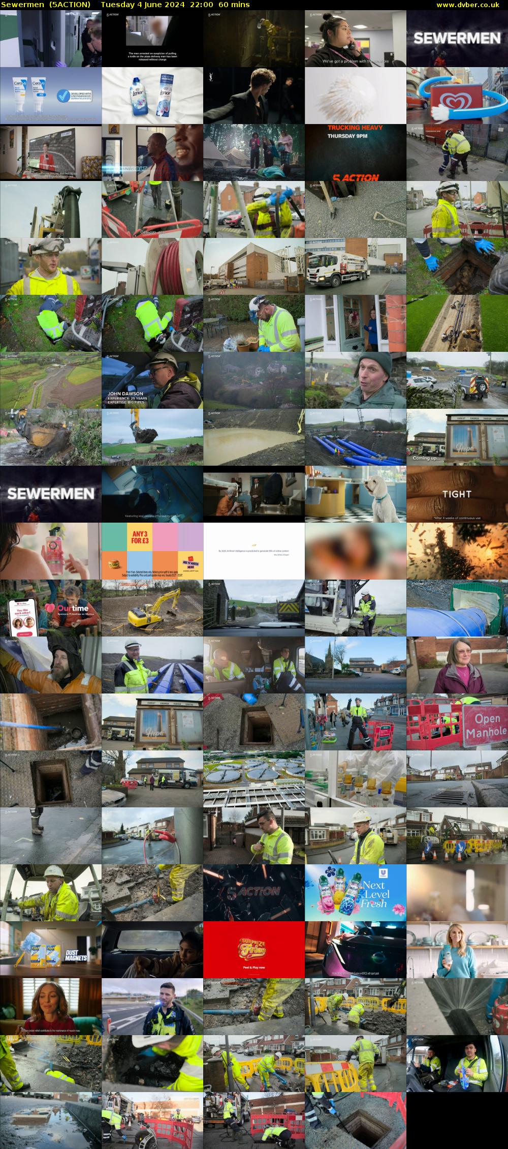 Sewermen  (5ACTION) Tuesday 4 June 2024 22:00 - 23:00