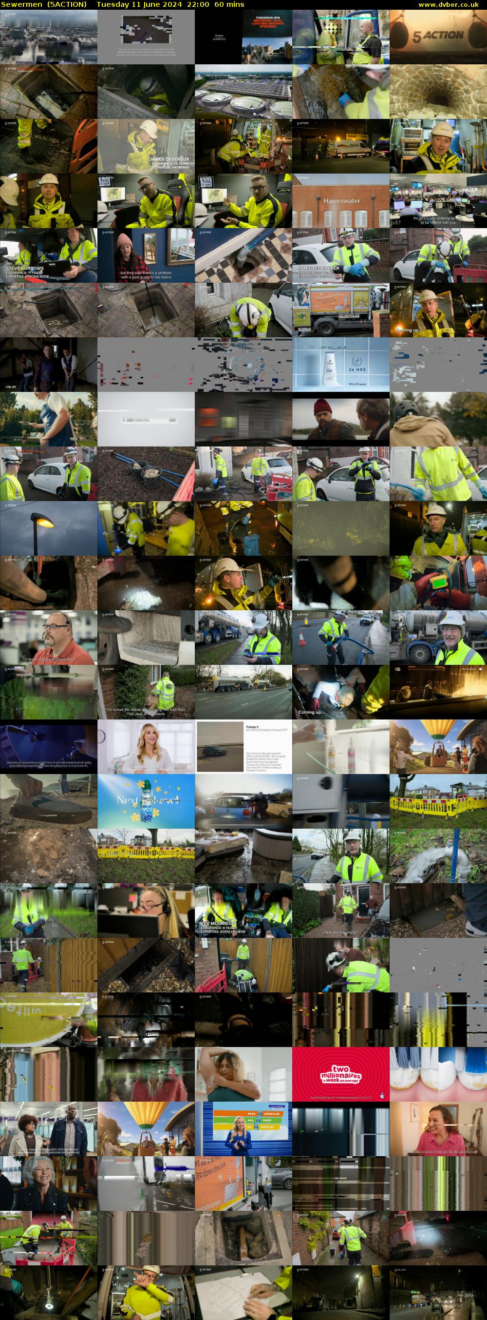Sewermen  (5ACTION) Tuesday 11 June 2024 22:00 - 23:00
