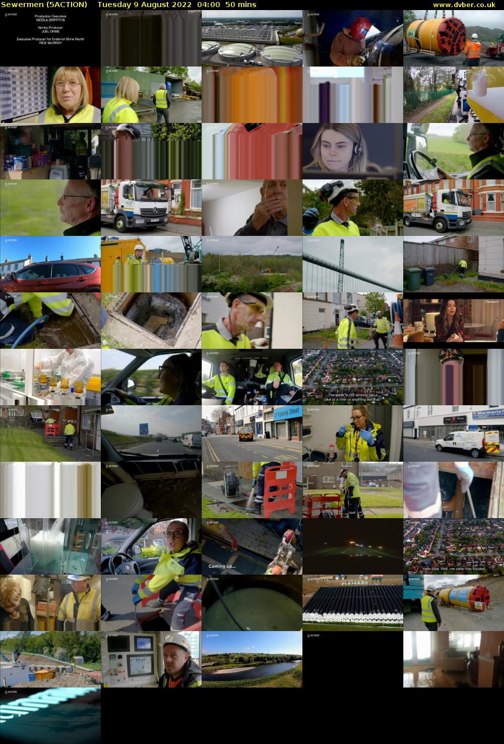 Sewermen (5ACTION) Tuesday 9 August 2022 04:00 - 04:50