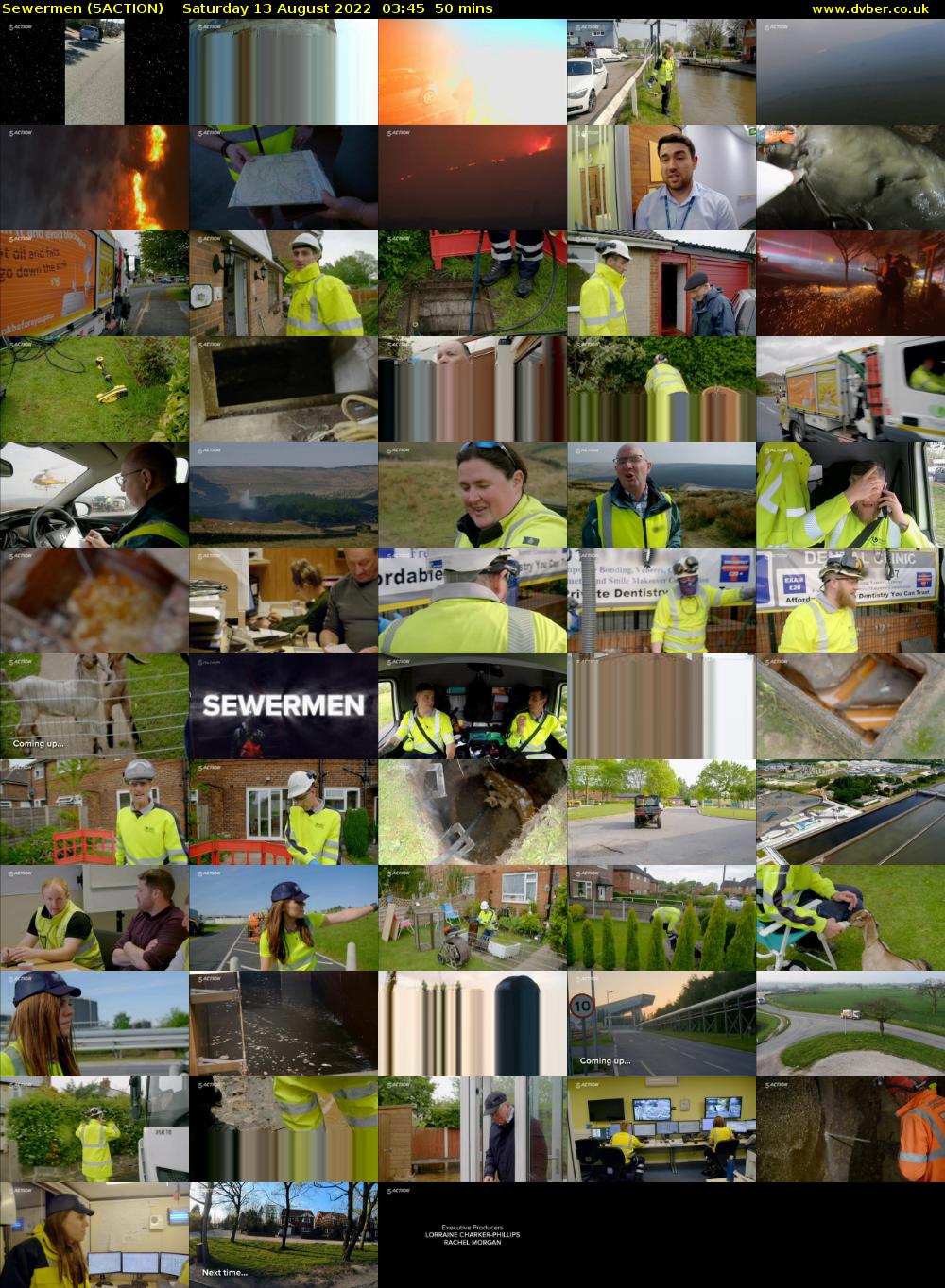 Sewermen (5ACTION) Saturday 13 August 2022 03:45 - 04:35
