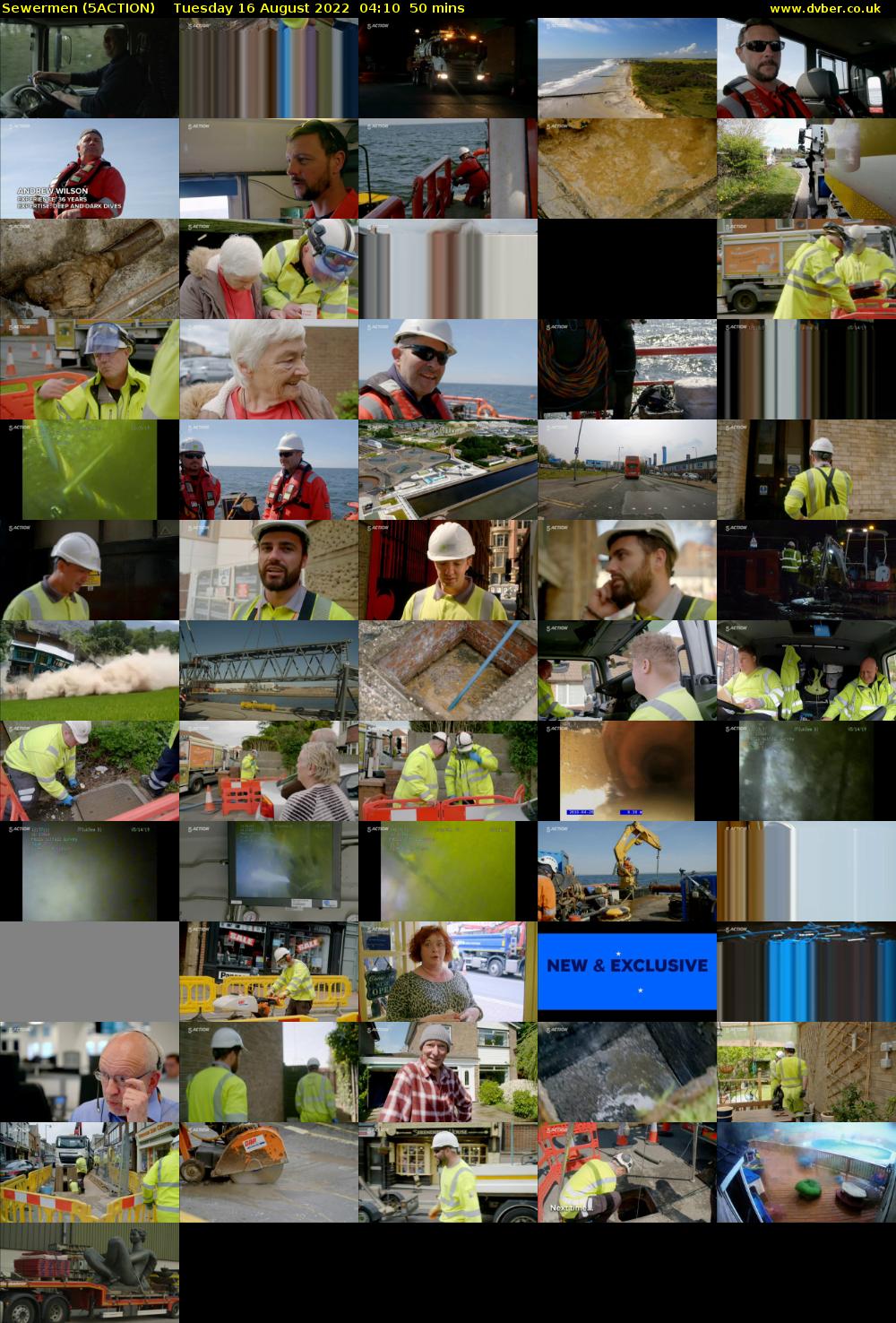 Sewermen (5ACTION) Tuesday 16 August 2022 04:10 - 05:00