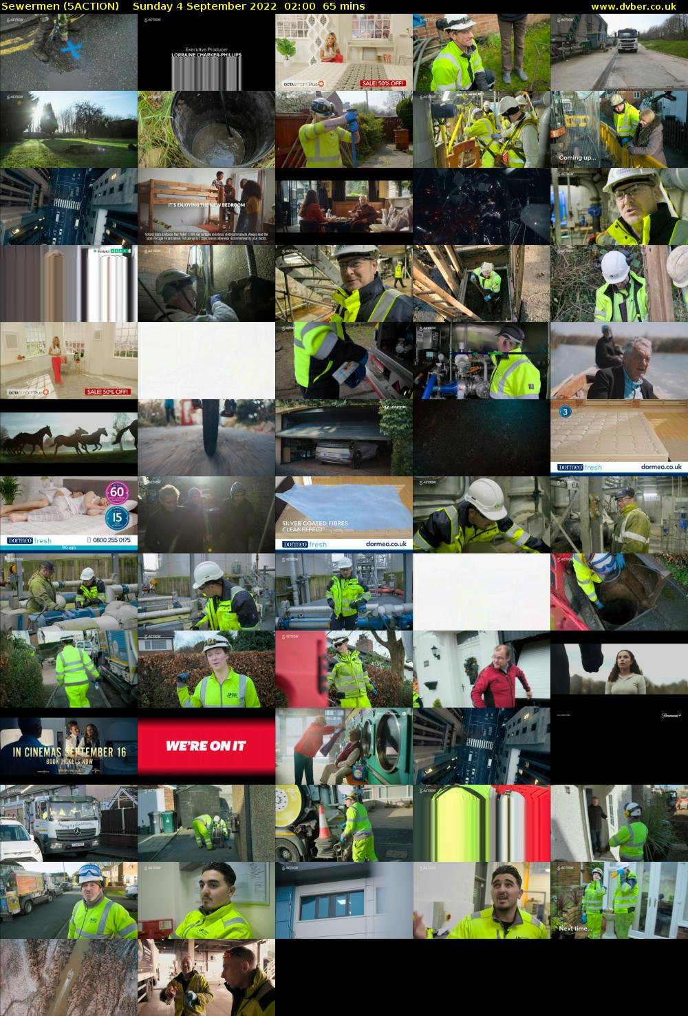 Sewermen (5ACTION) Sunday 4 September 2022 02:00 - 03:05