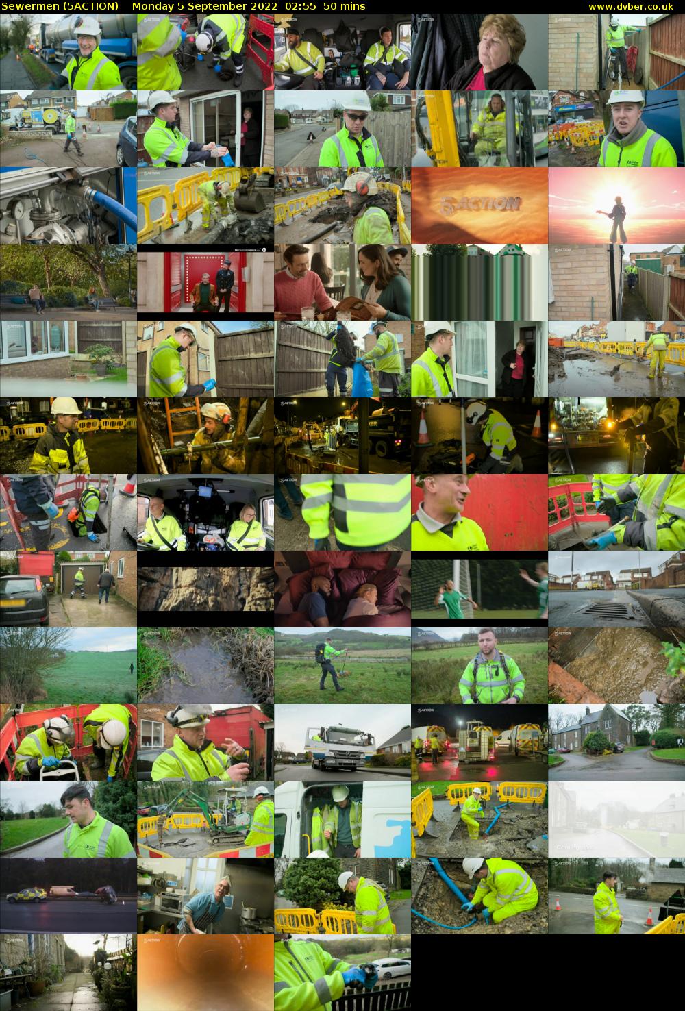 Sewermen (5ACTION) Monday 5 September 2022 02:55 - 03:45