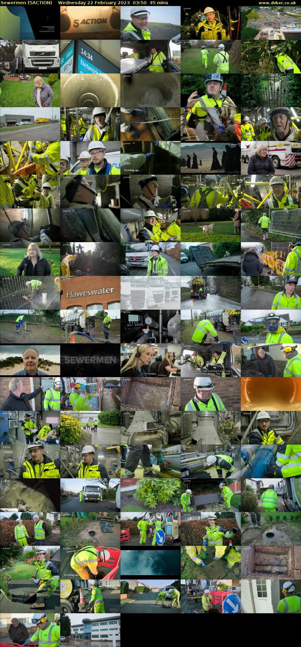 Sewermen (5ACTION) Wednesday 22 February 2023 03:50 - 04:35