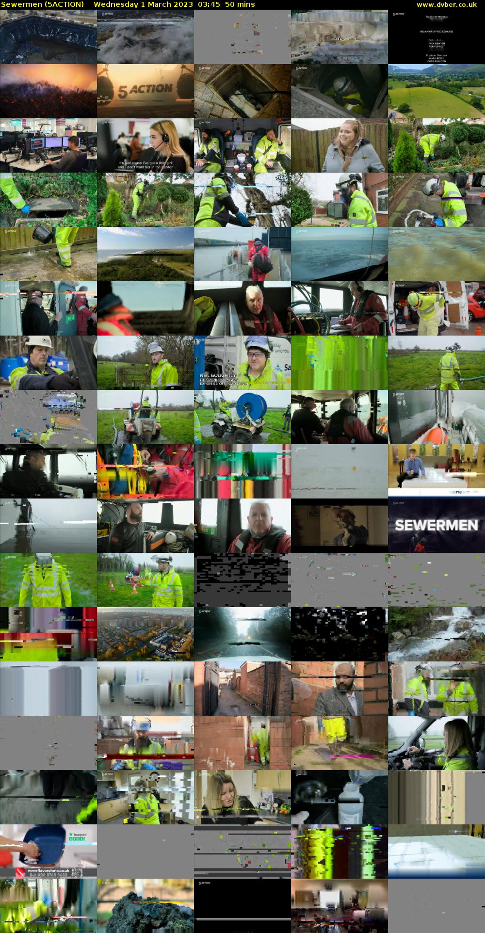 Sewermen (5ACTION) Wednesday 1 March 2023 03:45 - 04:35