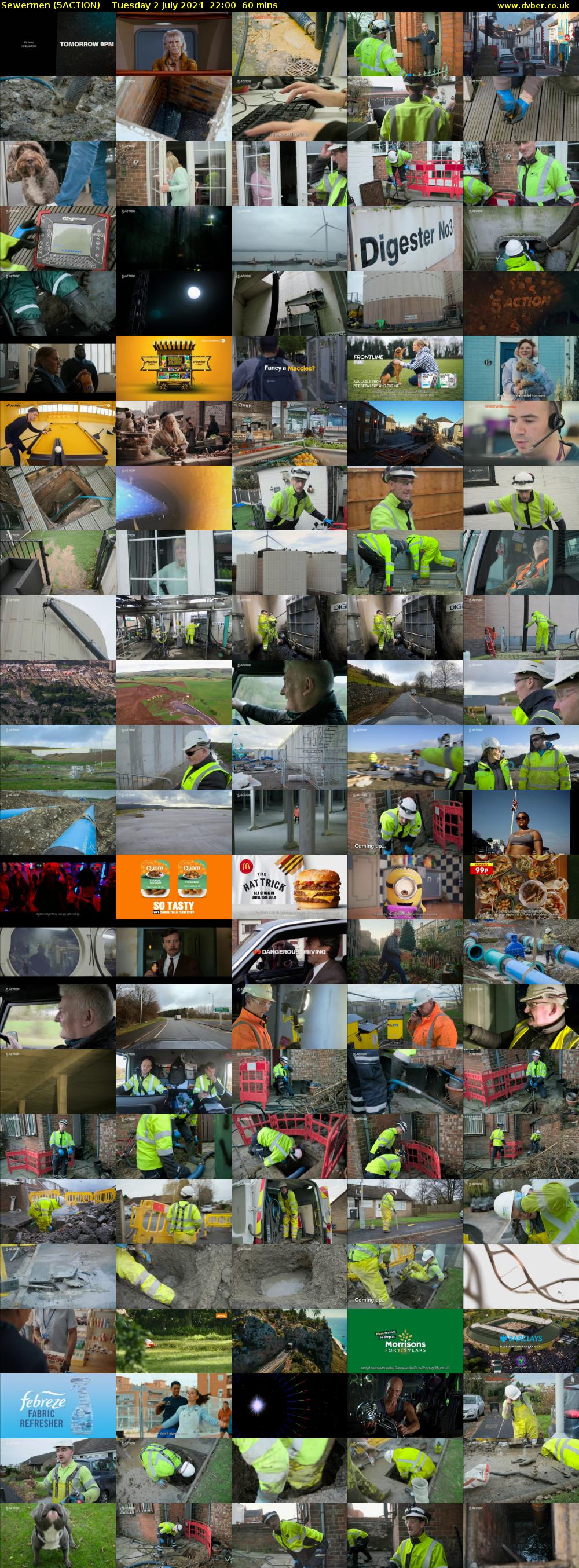 Sewermen (5ACTION) Tuesday 2 July 2024 22:00 - 23:00