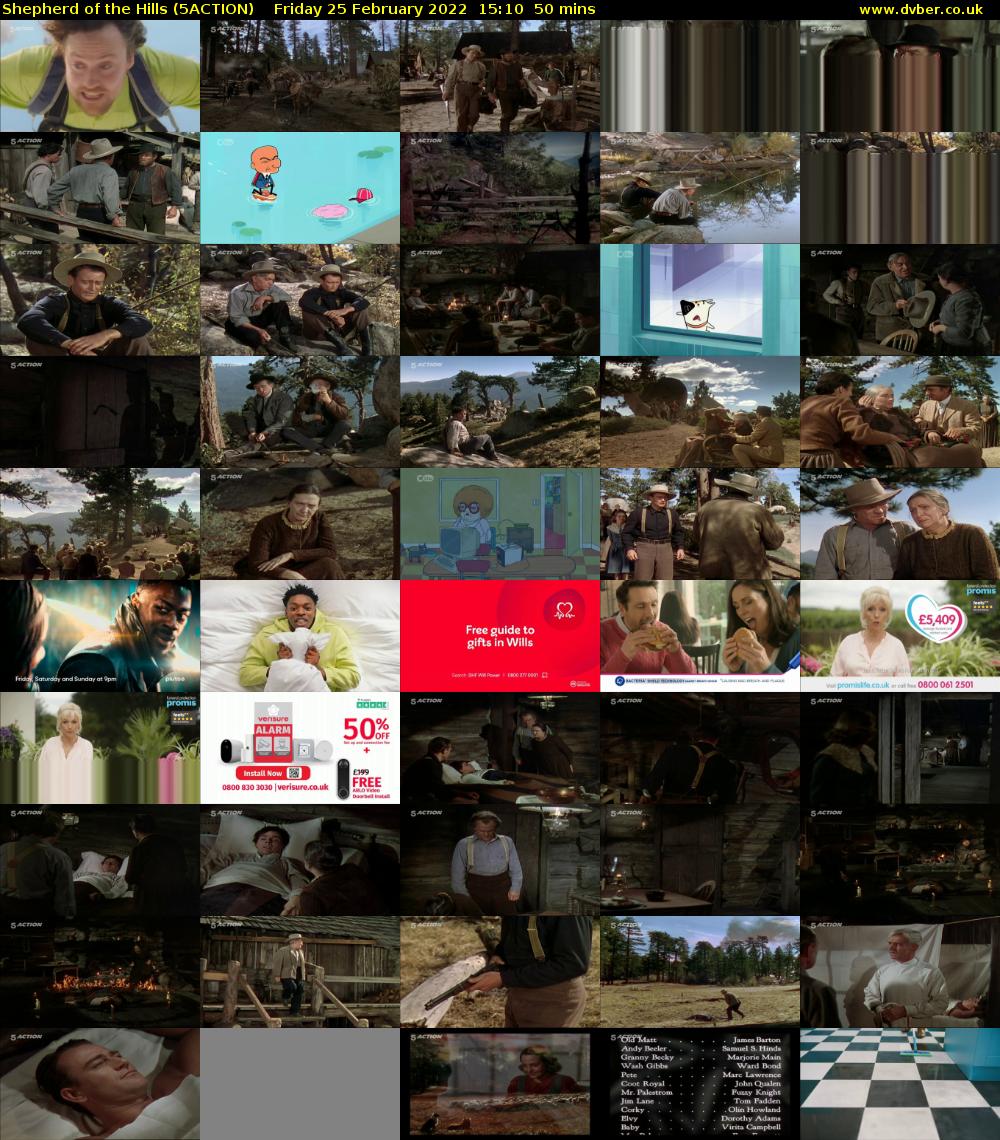 Shepherd of the Hills (5ACTION) Friday 25 February 2022 15:10 - 16:00