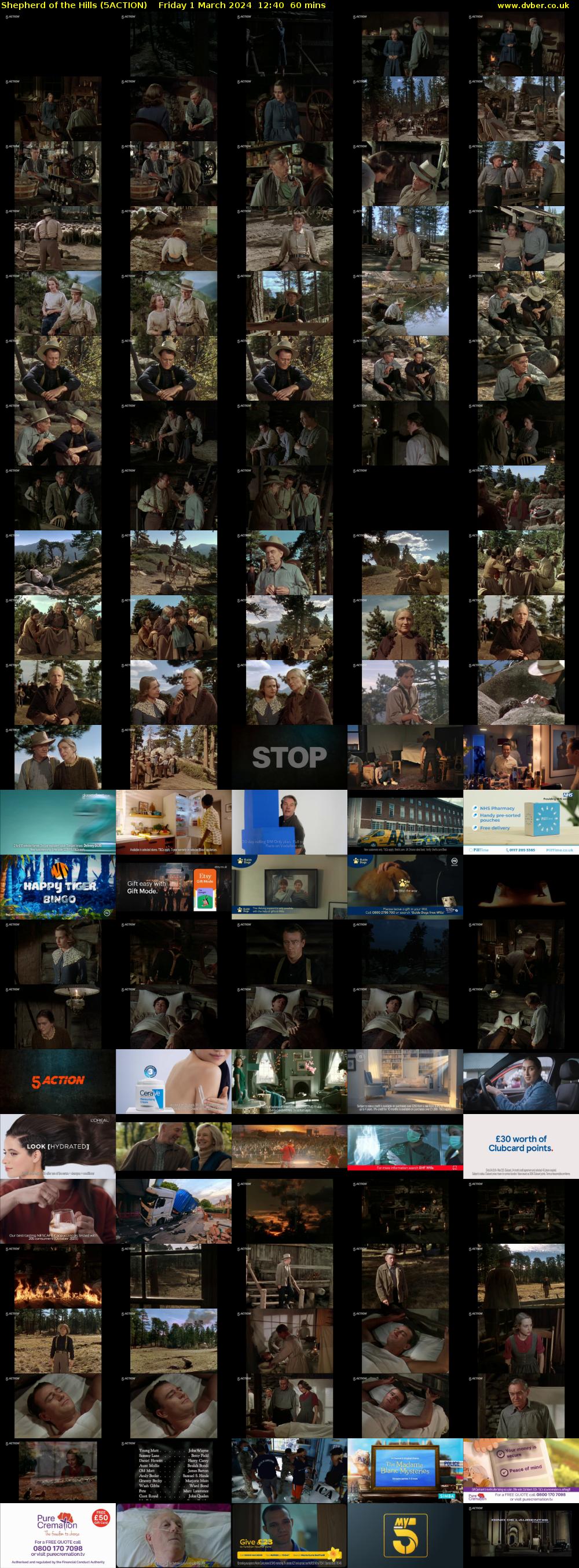 Shepherd of the Hills (5ACTION) Friday 1 March 2024 12:40 - 13:40