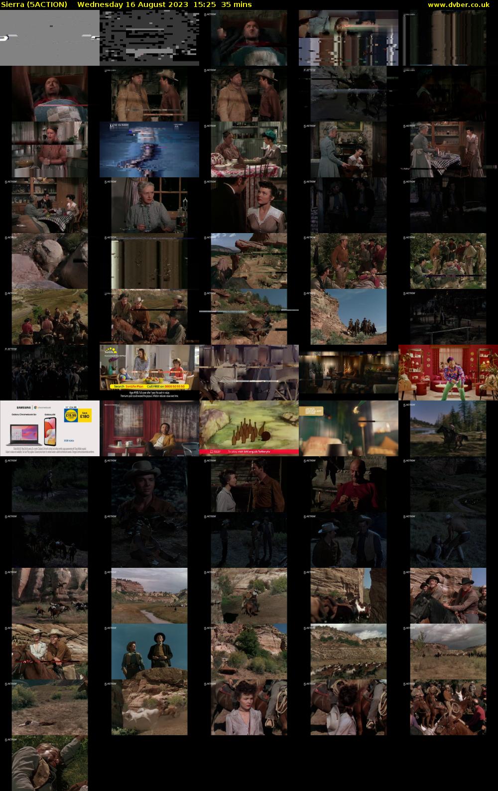 Sierra (5ACTION) Wednesday 16 August 2023 15:25 - 16:00