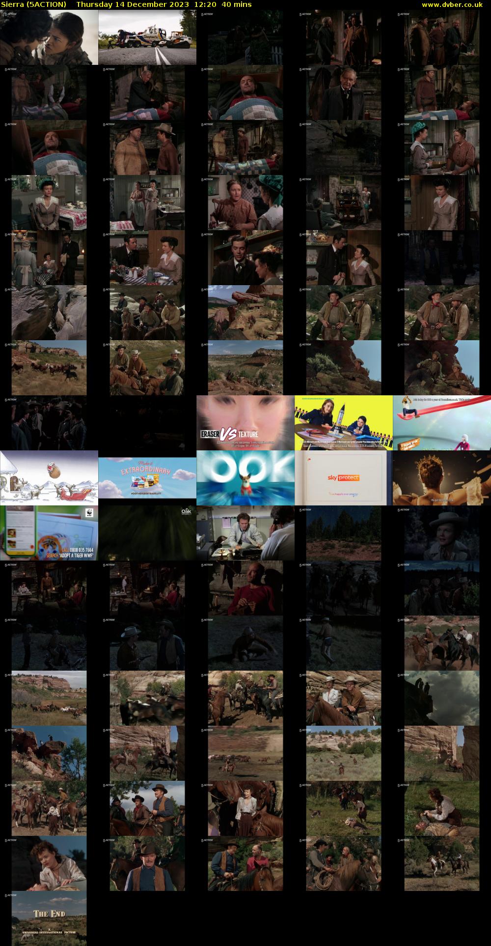 Sierra (5ACTION) Thursday 14 December 2023 12:20 - 13:00