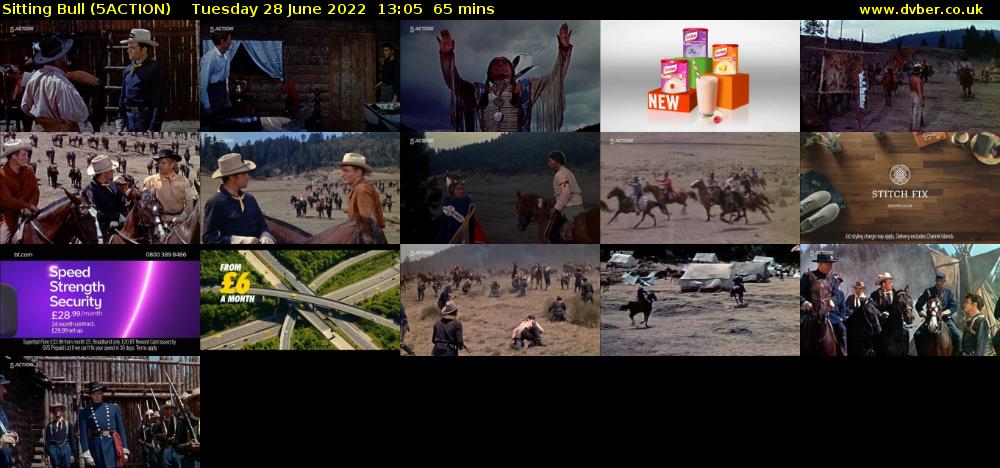 Sitting Bull (5ACTION) Tuesday 28 June 2022 13:05 - 14:10