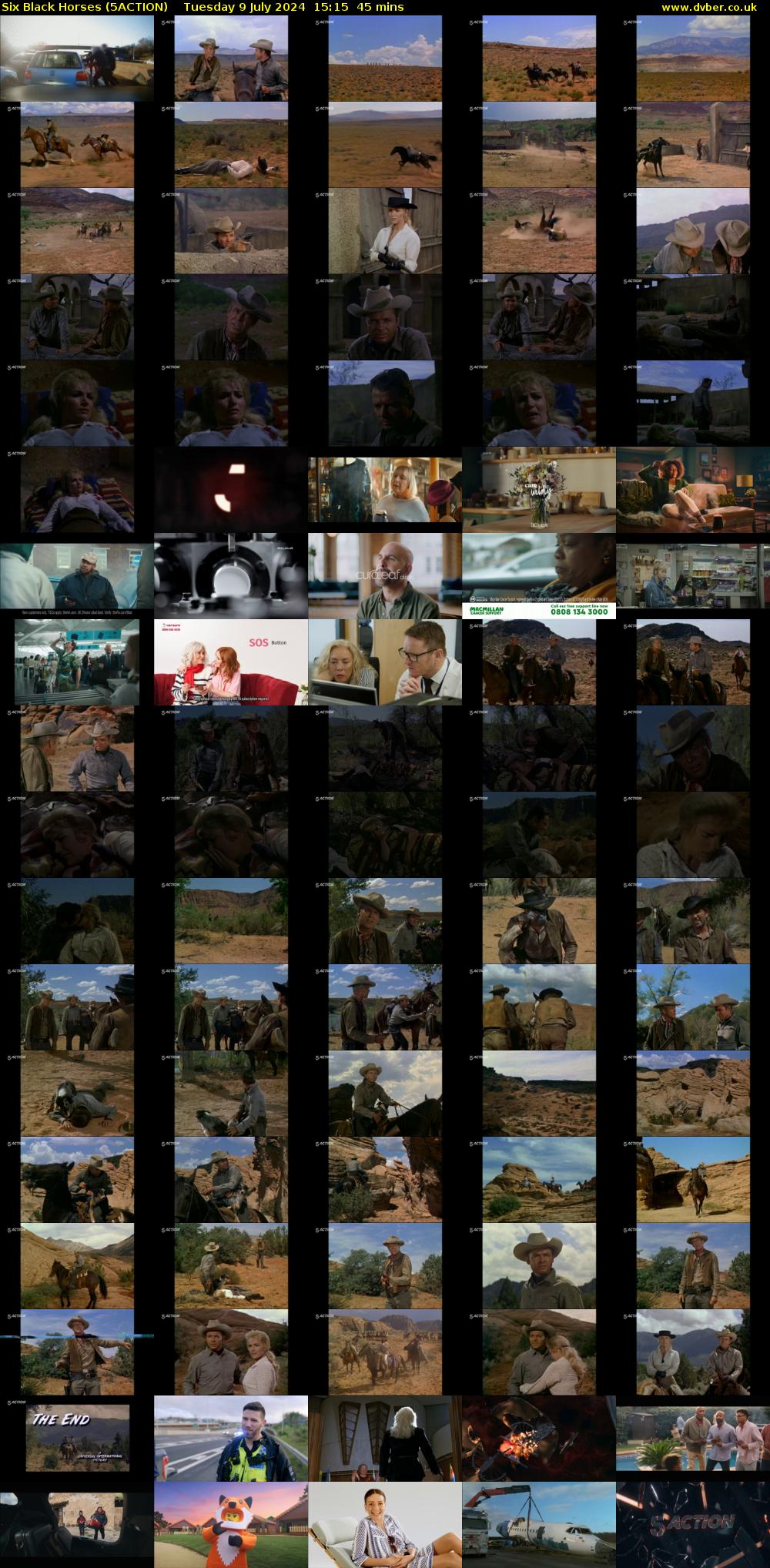 Six Black Horses (5ACTION) Tuesday 9 July 2024 15:15 - 16:00