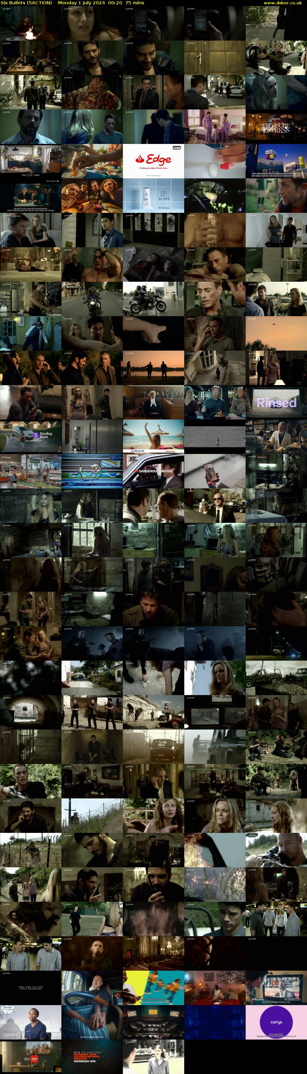 Six Bullets (5ACTION) Monday 1 July 2024 00:20 - 01:35
