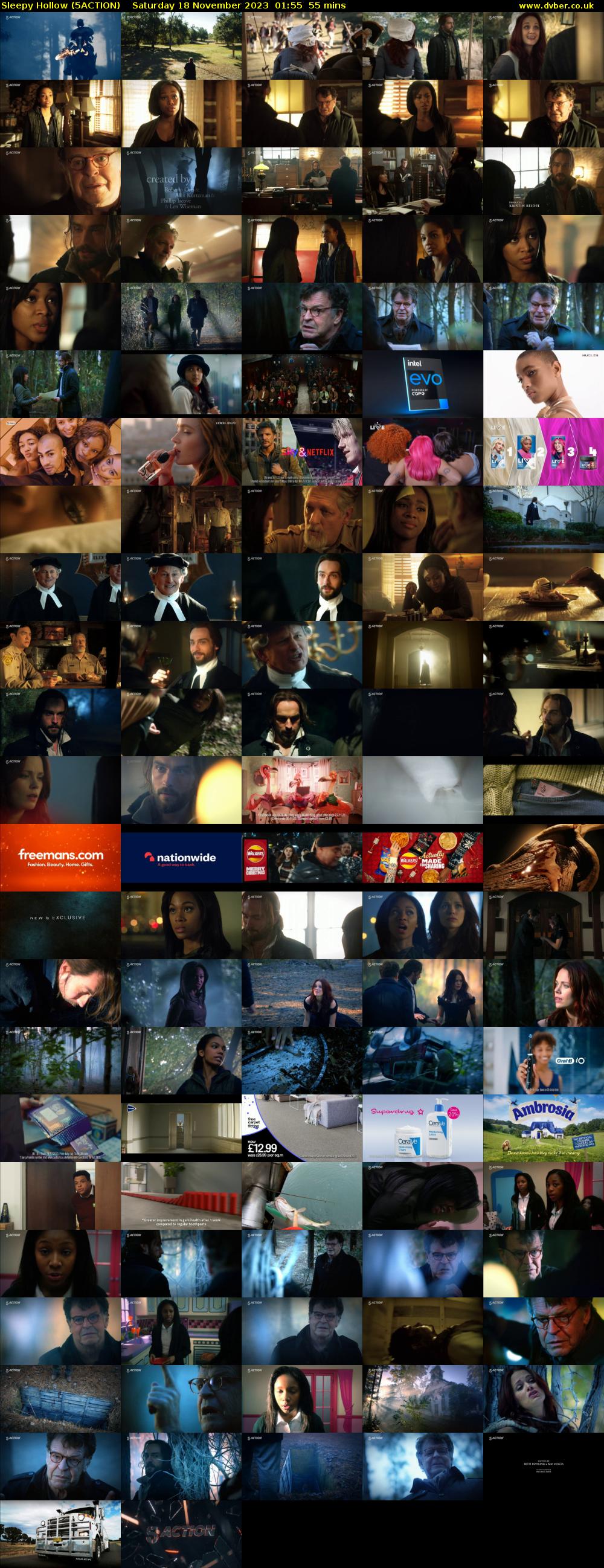 Sleepy Hollow (5ACTION) Saturday 18 November 2023 01:55 - 02:50