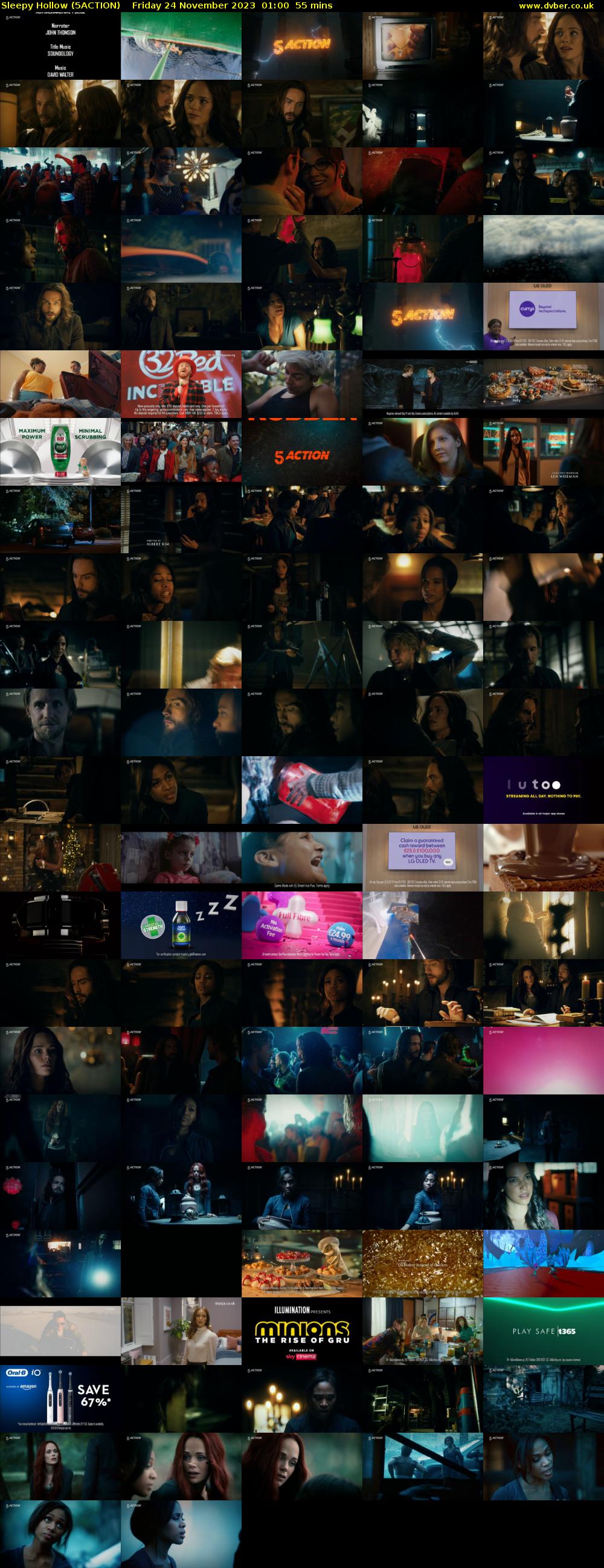 Sleepy Hollow (5ACTION) Friday 24 November 2023 01:00 - 01:55