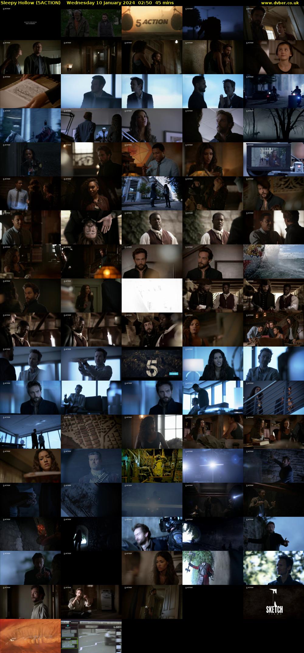 Sleepy Hollow (5ACTION) Wednesday 10 January 2024 02:50 - 03:35