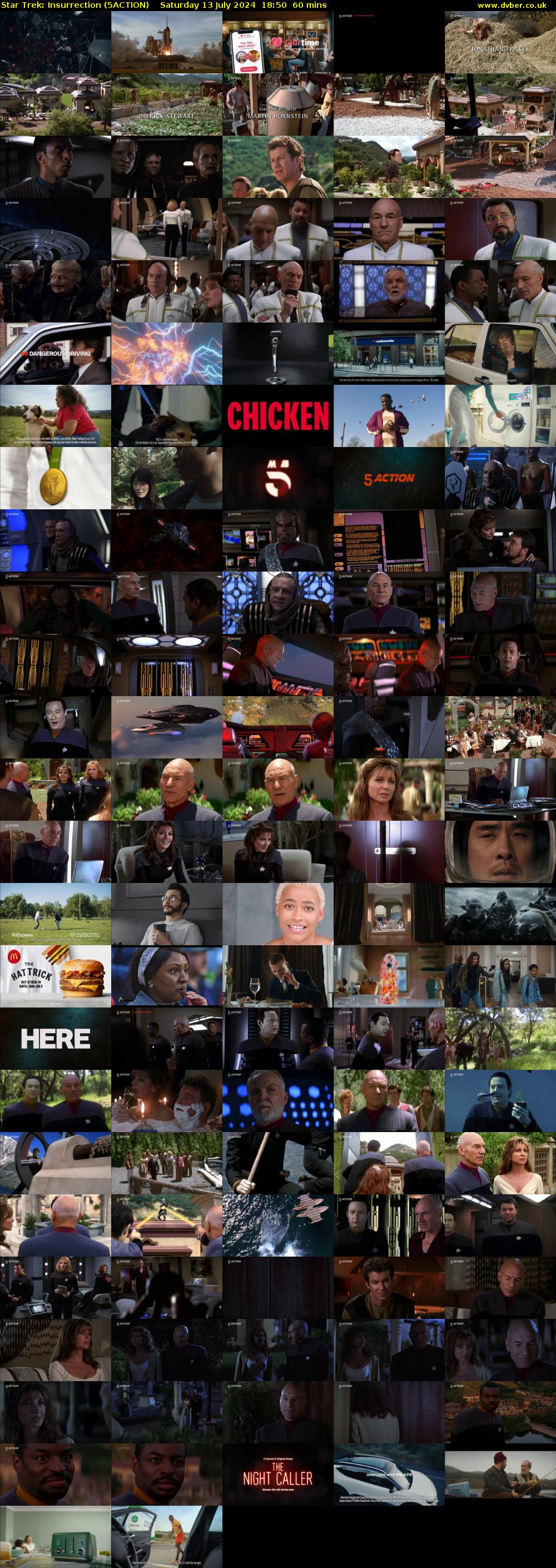 Star Trek: Insurrection (5ACTION) Saturday 13 July 2024 18:50 - 19:50