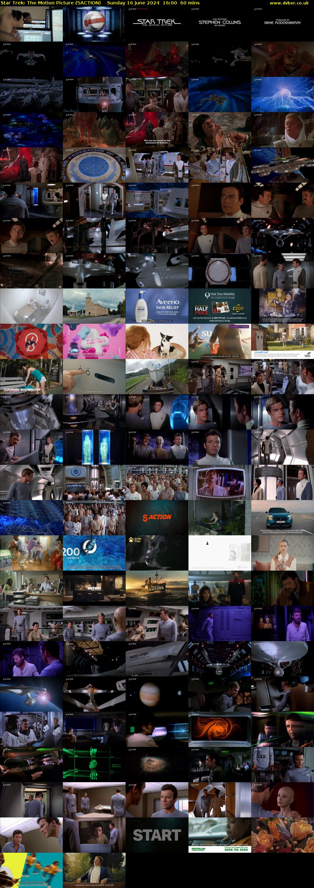 Star Trek: The Motion Picture (5ACTION) Sunday 16 June 2024 16:00 - 17:00