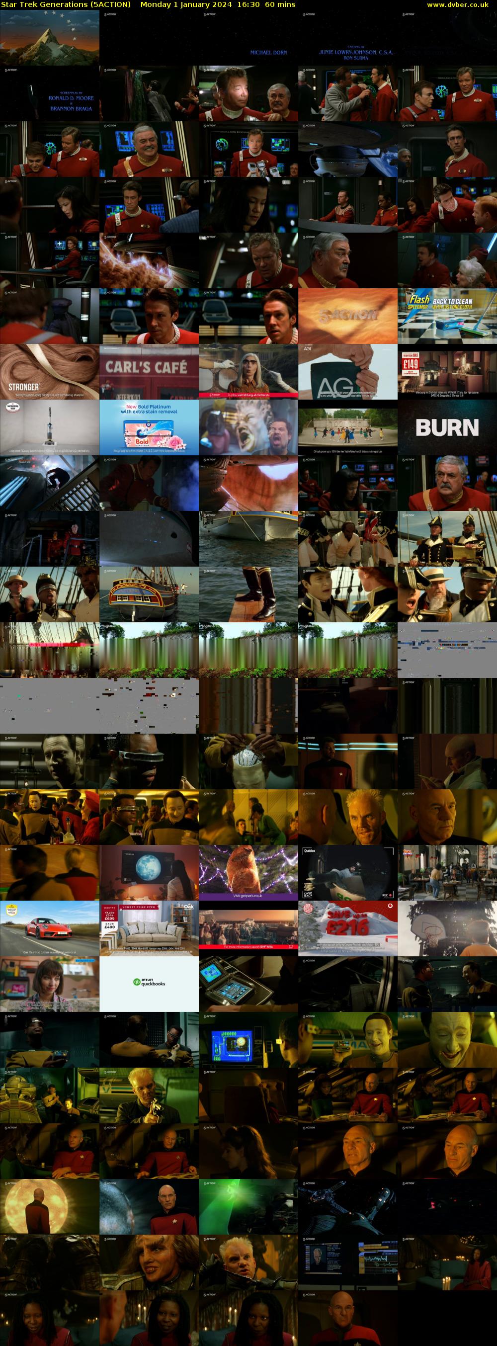 Star Trek Generations (5ACTION) Monday 1 January 2024 16:30 - 17:30