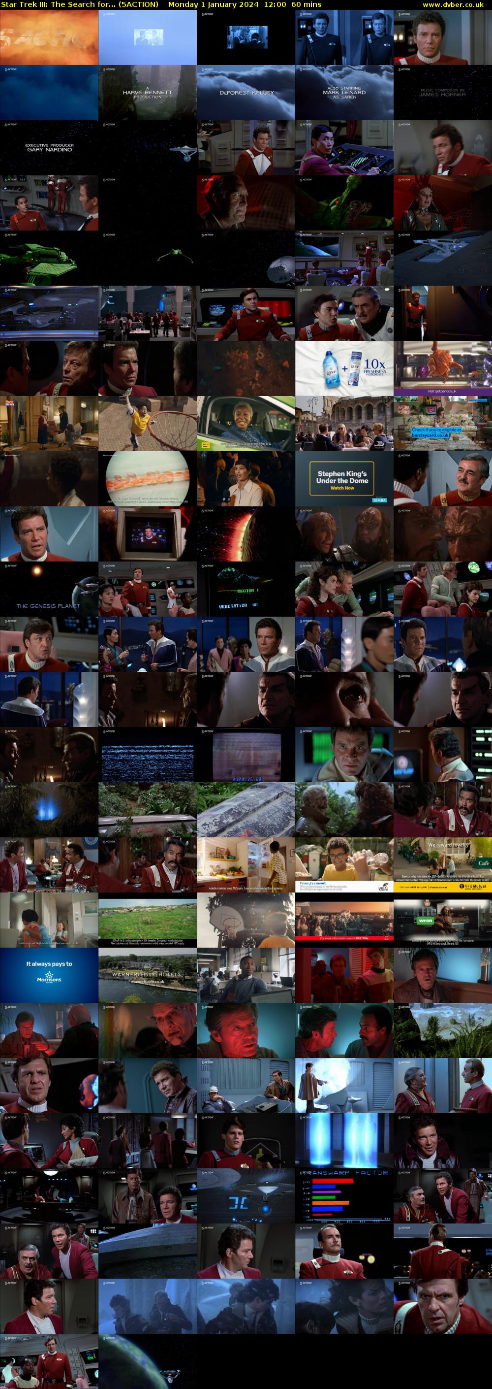 Star Trek III: The Search for... (5ACTION) Monday 1 January 2024 12:00 - 13:00
