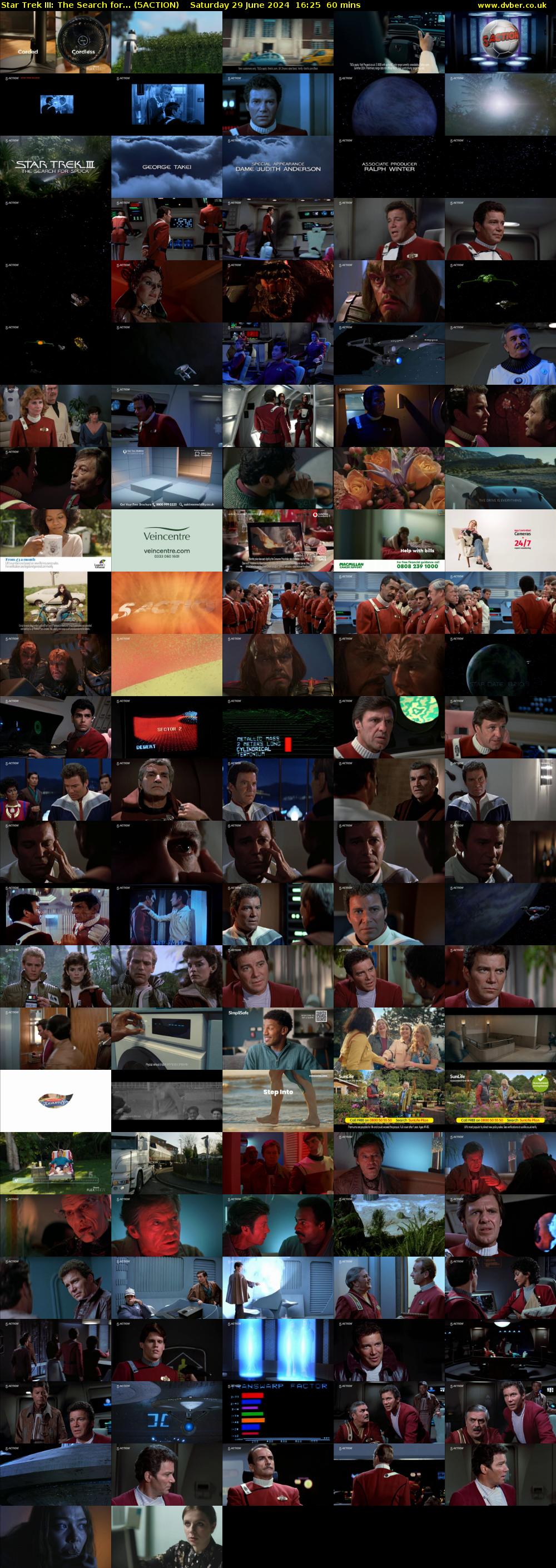 Star Trek III: The Search for... (5ACTION) Saturday 29 June 2024 16:25 - 17:25
