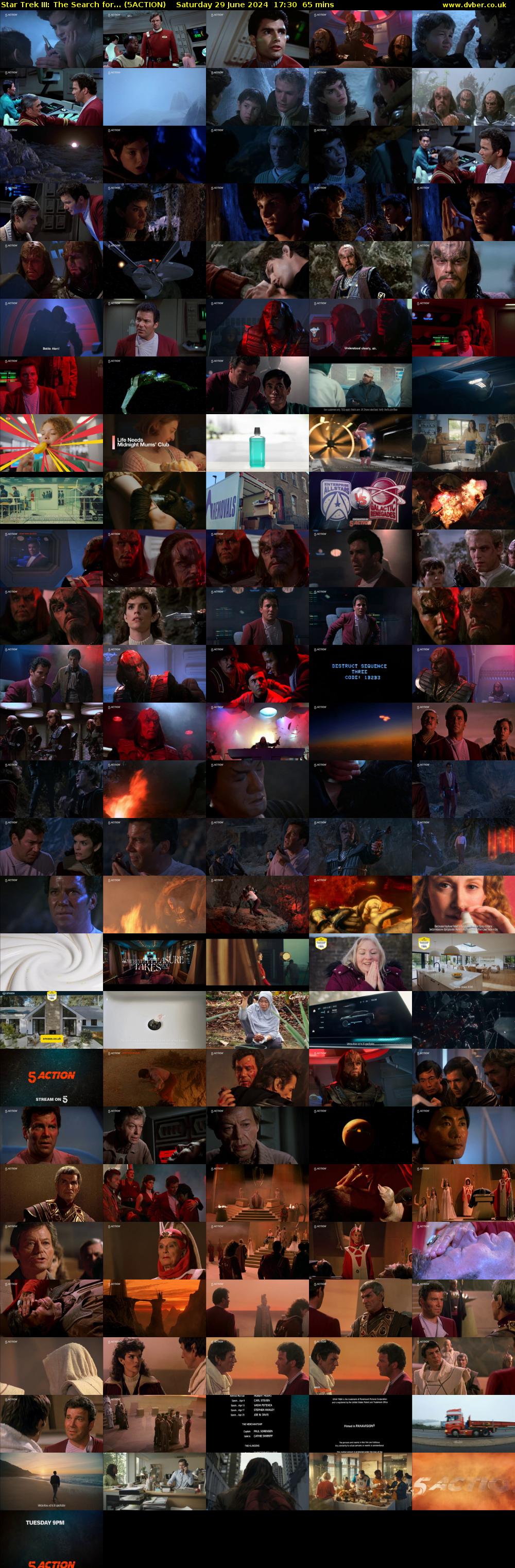 Star Trek III: The Search for... (5ACTION) Saturday 29 June 2024 17:30 - 18:35