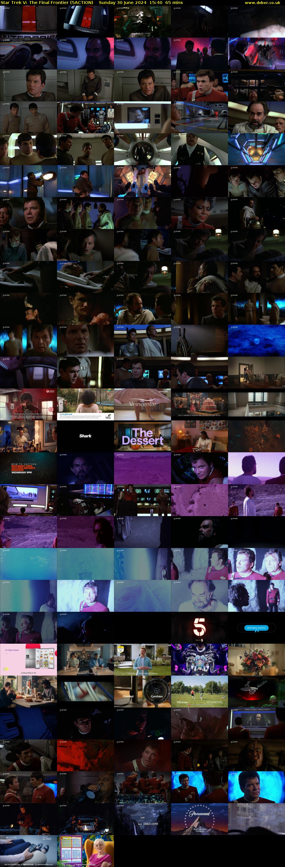 Star Trek V: The Final Frontier (5ACTION) Sunday 30 June 2024 15:40 - 16:45