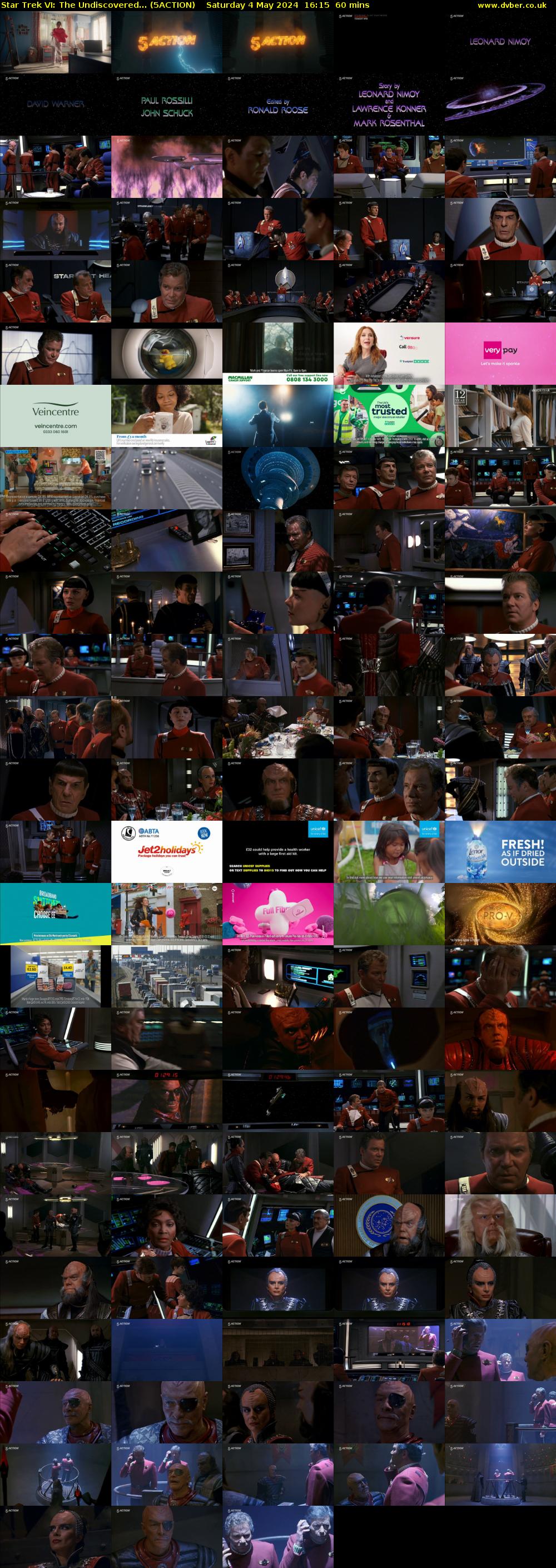 Star Trek VI: The Undiscovered... (5ACTION) Saturday 4 May 2024 16:15 - 17:15