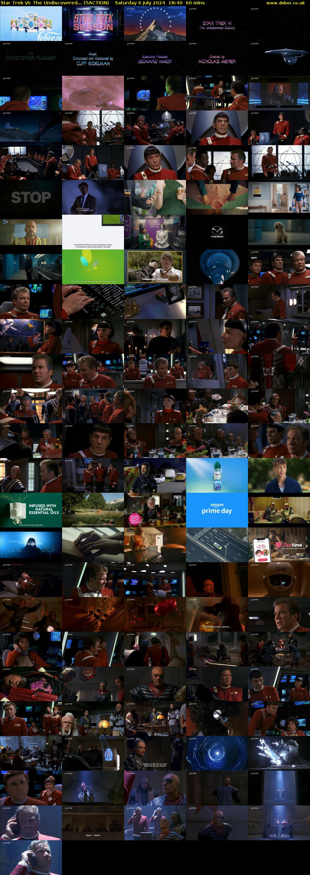 Star Trek VI: The Undiscovered... (5ACTION) Saturday 6 July 2024 18:40 - 19:40
