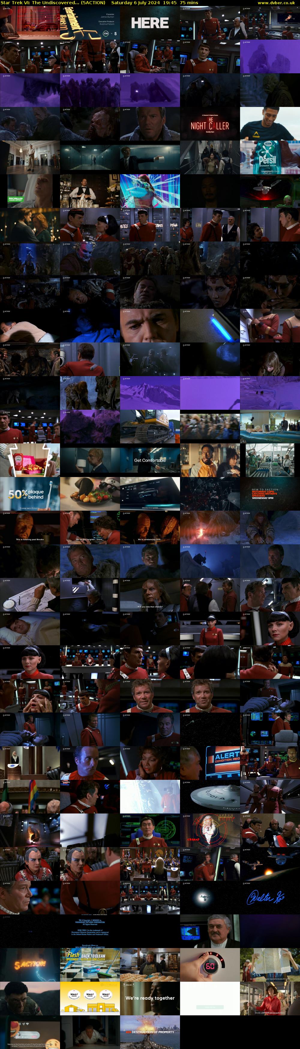 Star Trek VI: The Undiscovered... (5ACTION) Saturday 6 July 2024 19:45 - 21:00