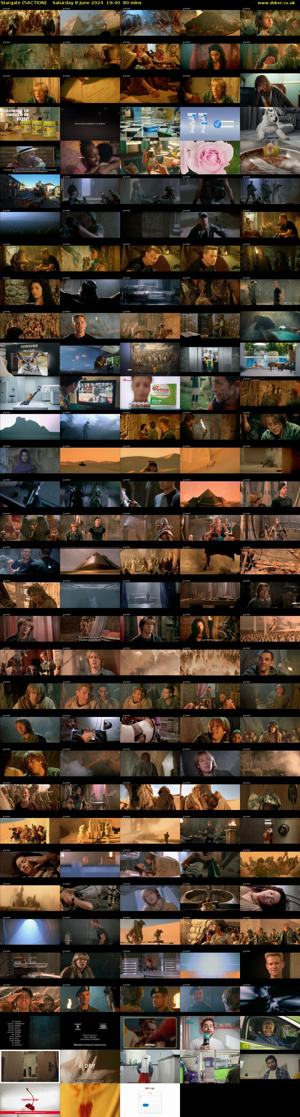Stargate (5ACTION) Saturday 8 June 2024 19:40 - 21:00