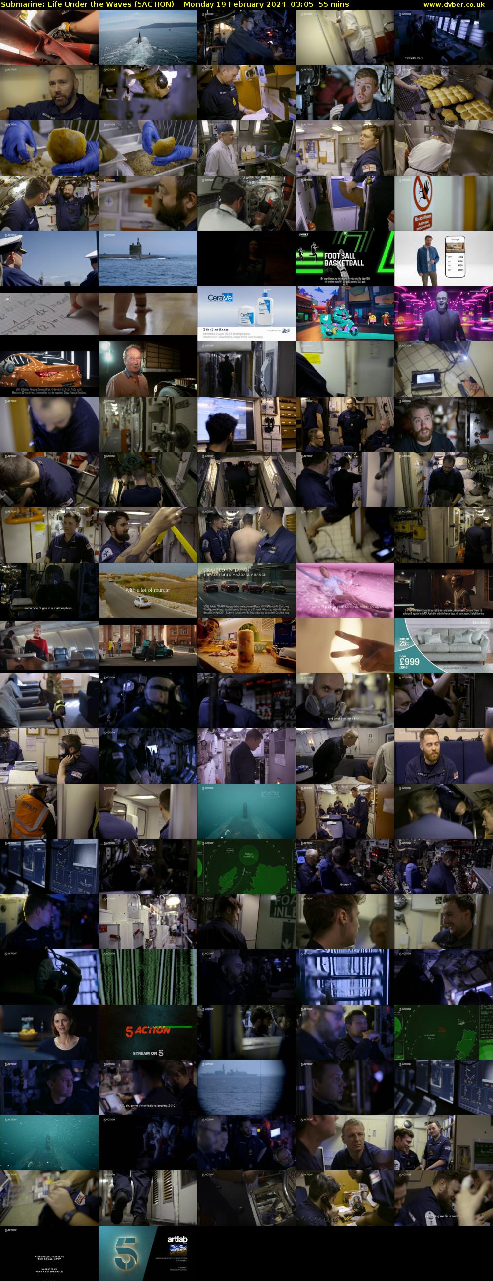 Submarine: Life Under the Waves (5ACTION) Monday 19 February 2024 03:05 - 04:00
