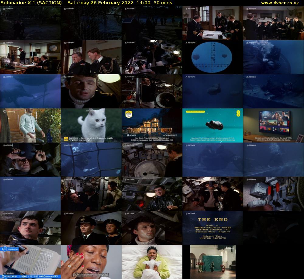 Submarine X-1 (5ACTION) Saturday 26 February 2022 14:00 - 14:50